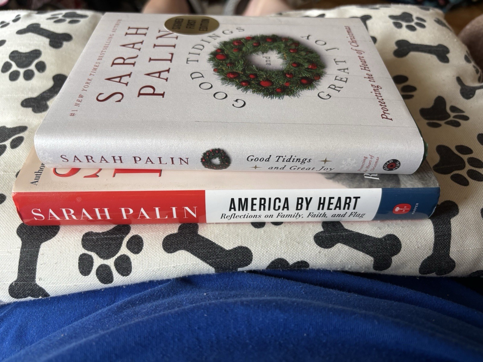 Sarah Palin 2 Book Lot One Book Is Signed 1st Edition  