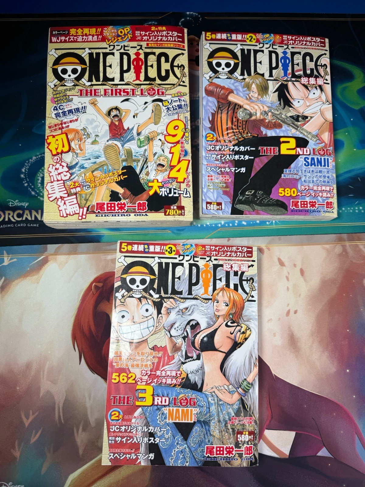 One Piece THE FIRST SECOND THIRD LOG Manga Set 1-3 Poster Postcard Japanese JP