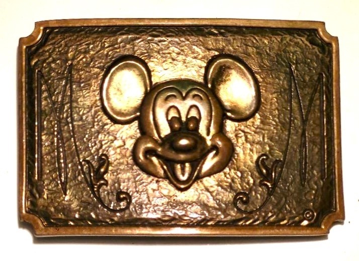 Original Disney Mouseketeer LONNIE BURR Mickey Mouse Club Al Shelton Belt Buckle