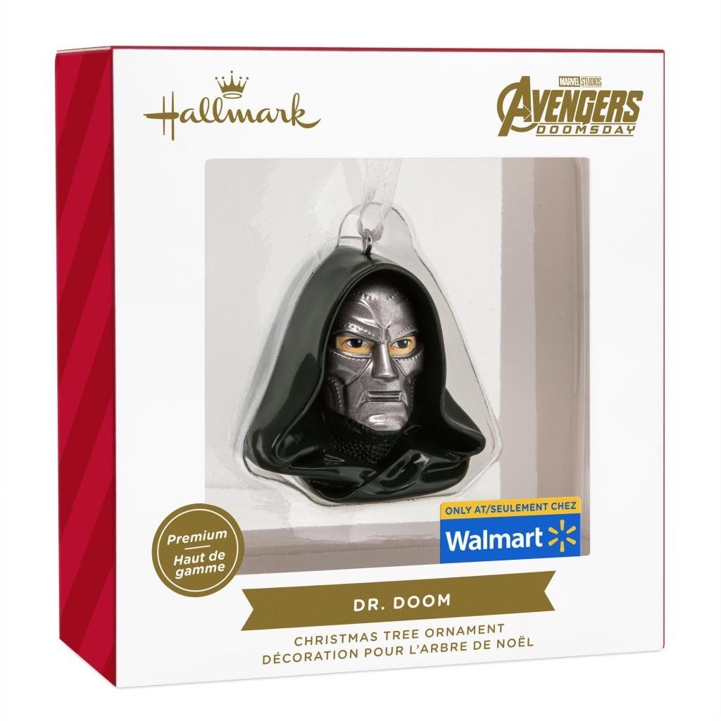 Hallmark WALMART Premium Metal Marvel Avengers Doomsday DR. DOOM Xmas Ornament