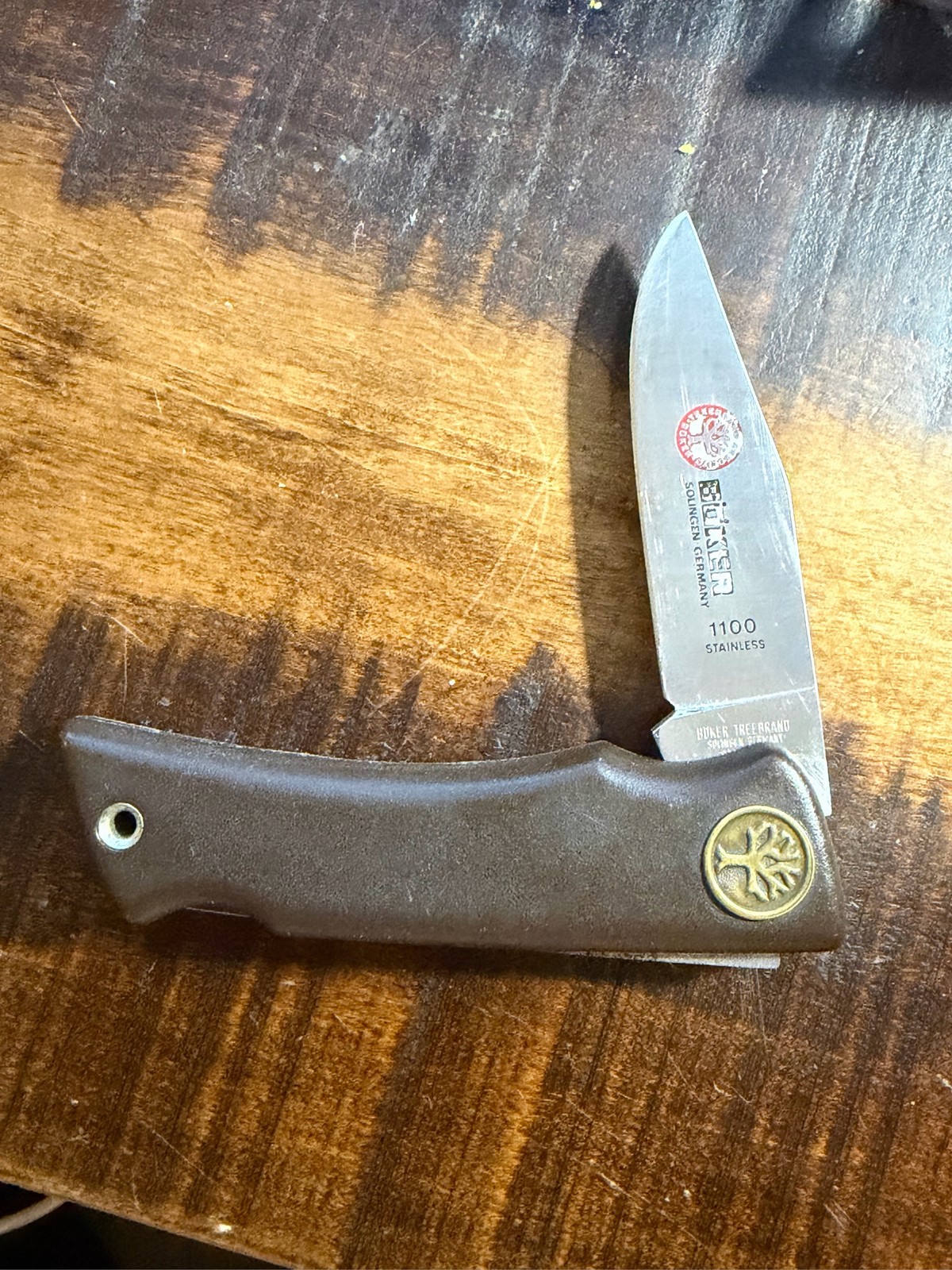Boker Tree Brand 1100 Stainless Folding Knife Solingen Germany