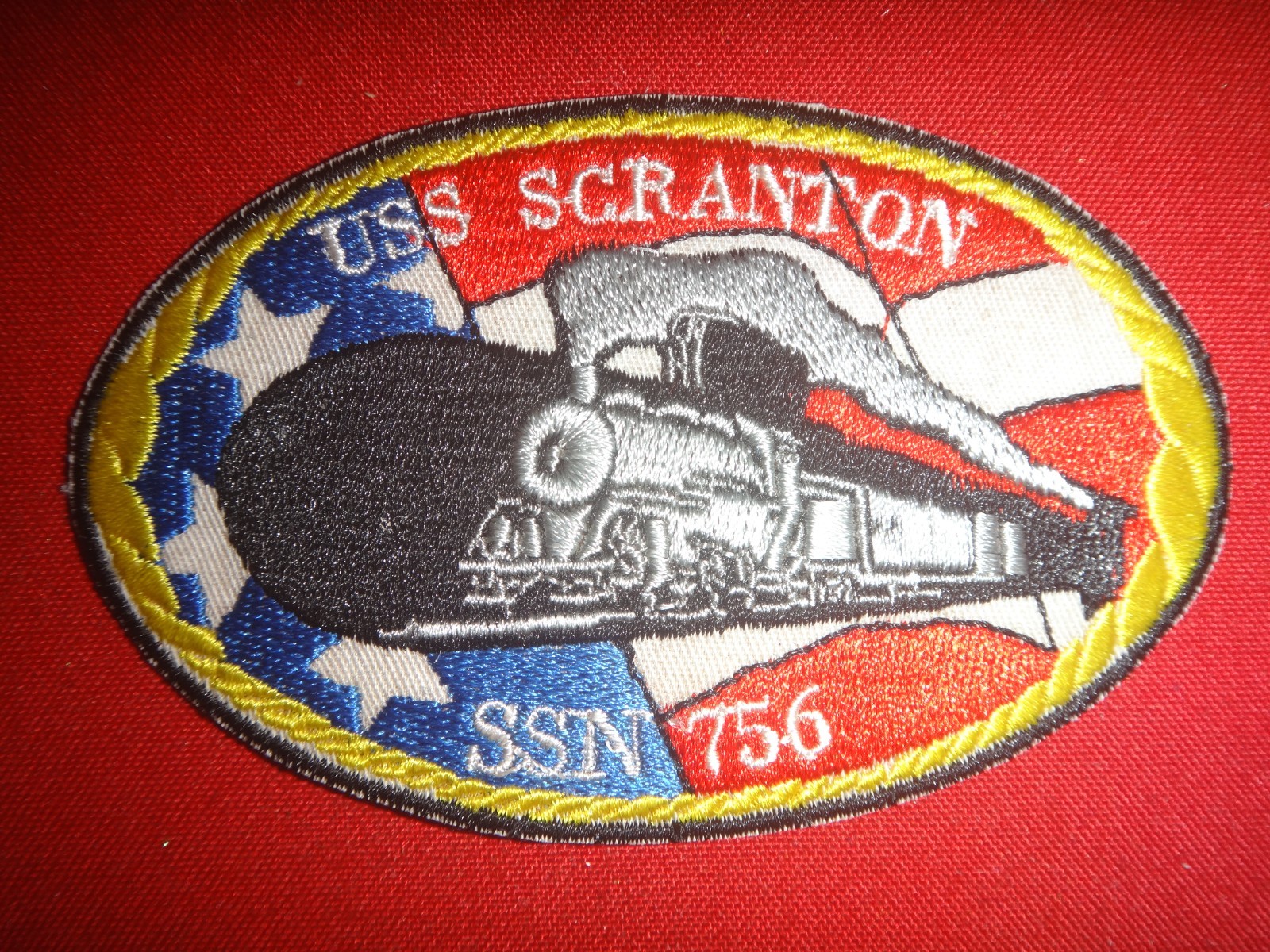 US Navy Patch USS SCRANTON SSN-756 Los Angeles Fast-Attack Submarine US Navy Patch USS SCRANTON SSN-756 Los Angeles Fast-Attack Submarine