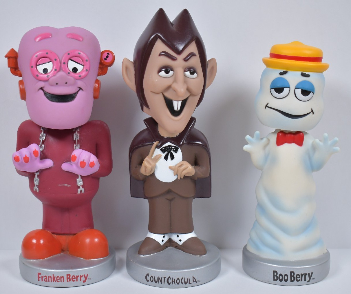 Wacky Wobbler General Mills Count Chocula Franken Berry Boo Berry Bobble Heads
