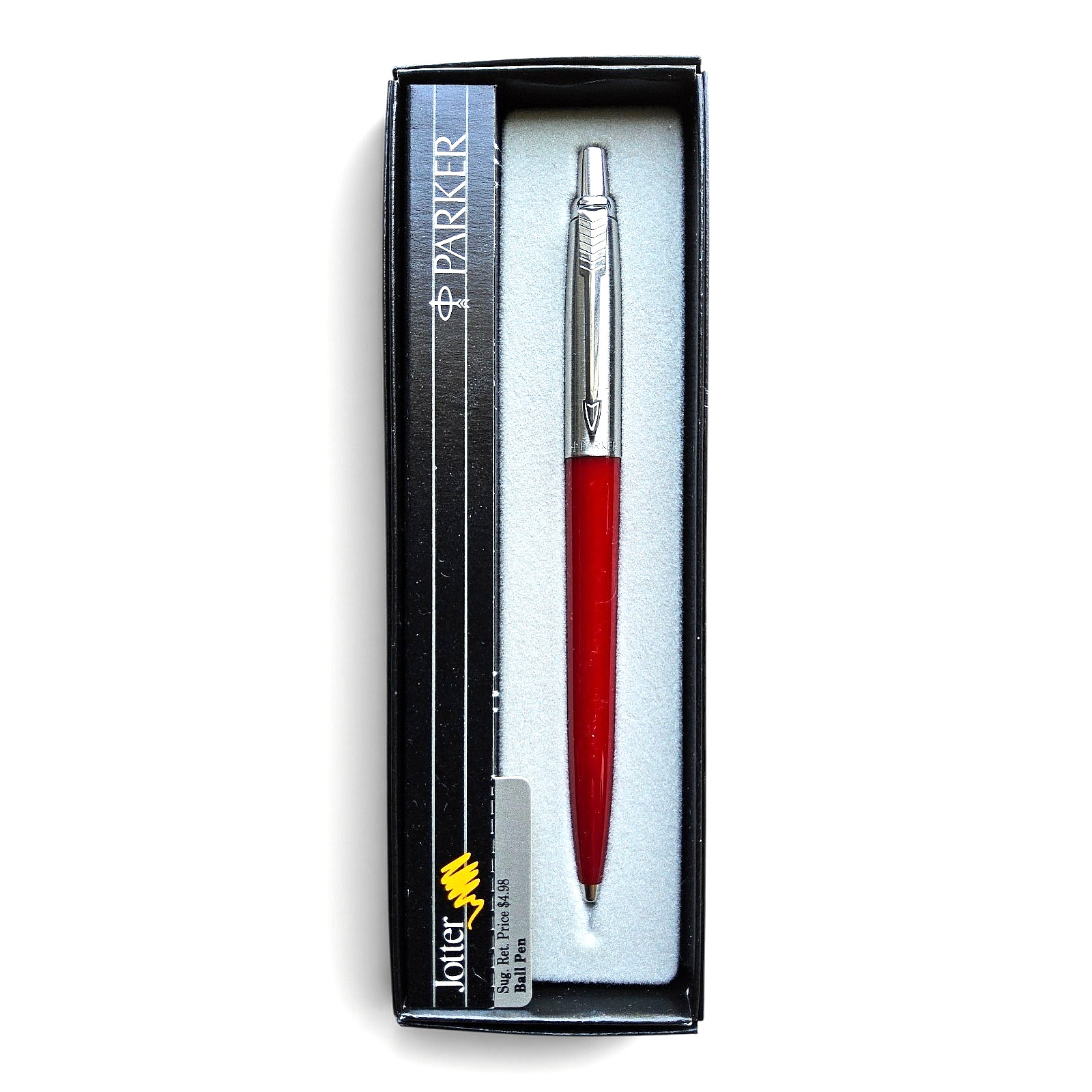 Vintage Parker Jotter BURGANDY Parker Logo Top 1990's NEW