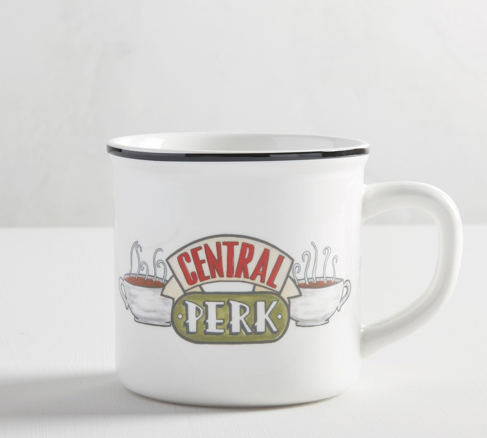NEW Pottery Barn Friends Central Perk Logo Coffee Mug TV Show 25th Anniversary