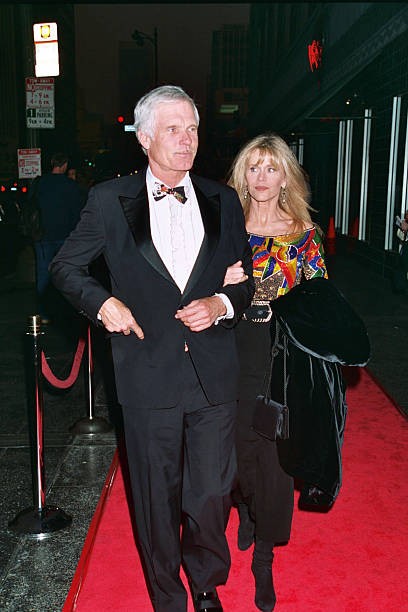 Ted Turner Jane Fonda at Ace Awards 1995 at The Wiltern in LA CA  Old Photo 2