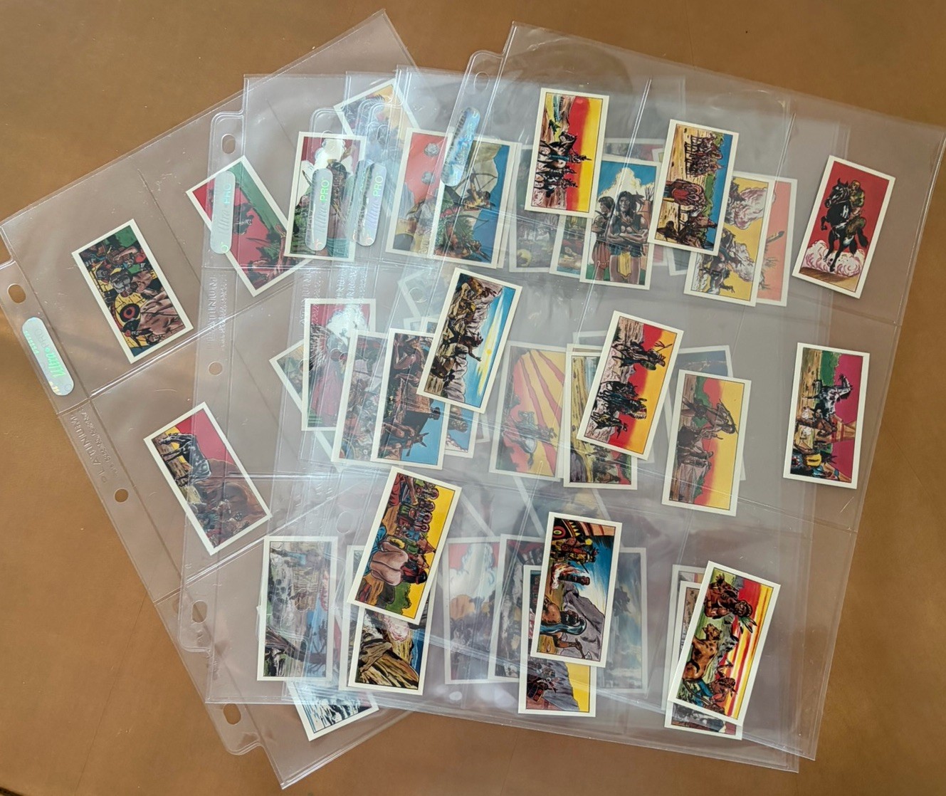 1963 Primrose Confectionery Laramie American Indian Card Set 50 Exc To mint Cond