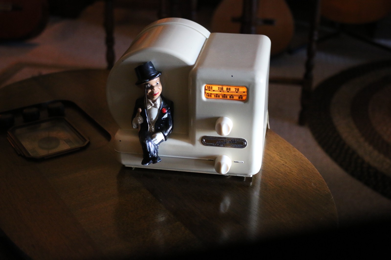 Vintage tube radio Charlie McCarthy Majestic, ex,cond 1938