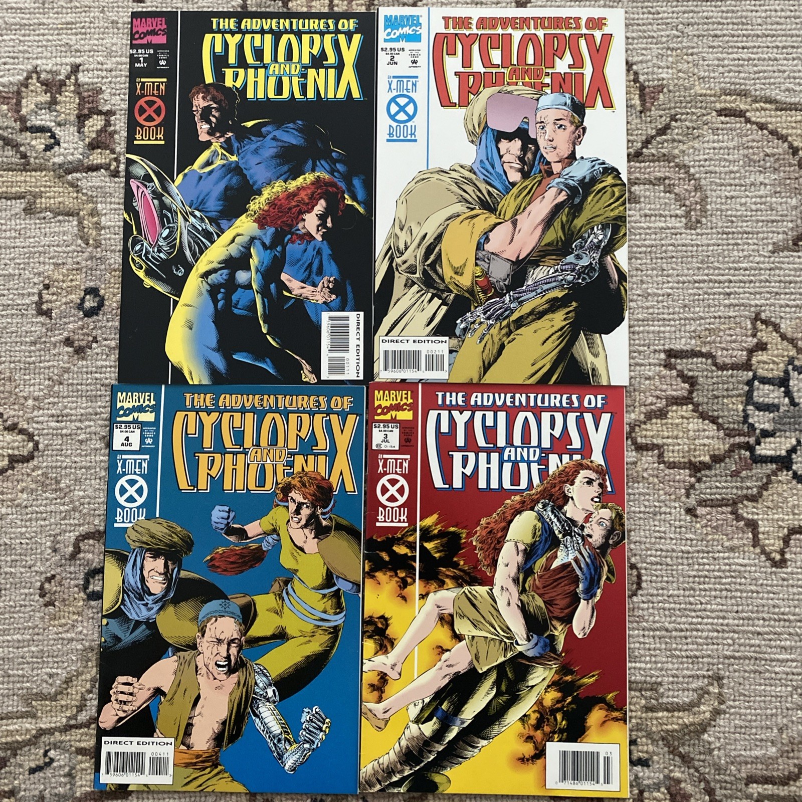 Marvel X-Men, The Adventures Of Cyclops and Phoenix 1-4 Complete Limited Series