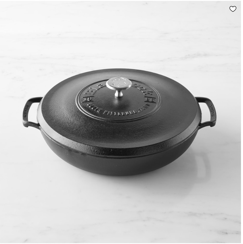 Lodge Blacklock Triple Seasoned Cast Iron Braiser 4 Qt Dutch Oven Pan Lodge Blacklock Triple Seasoned Cast Iron Braiser 4 Qt Dutch Oven Pan