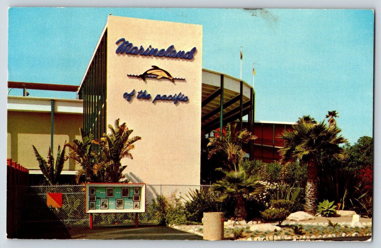 Postcard California CA Southern Rancho Palos Verdes Marineland Pacific c1960's