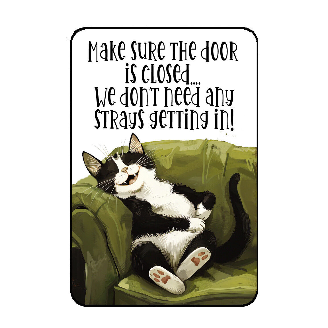 Stray Tuxedo Cat Fridge Magnet The Purr-fect Tuxedo Cat Family Gift 3\