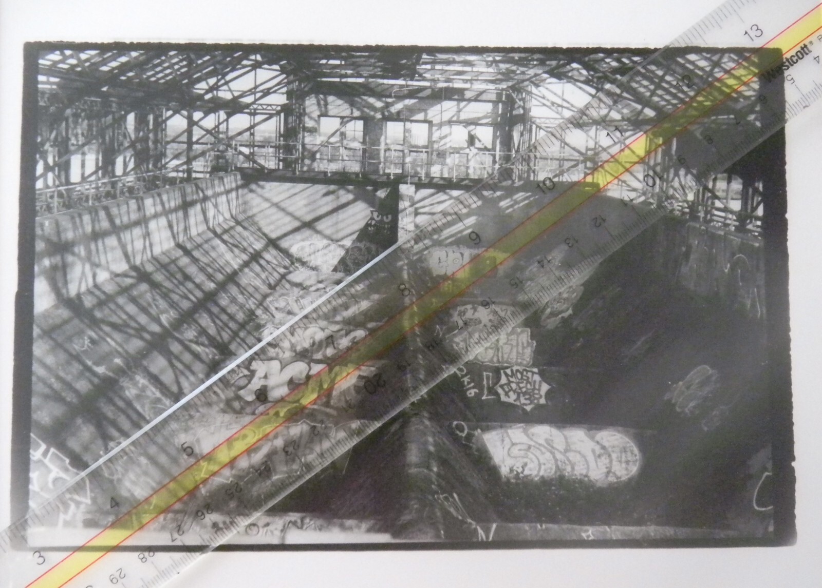 Market Street Power Plant New Orleans URBAN EXPLORATION Eerie Matted B/W Photo