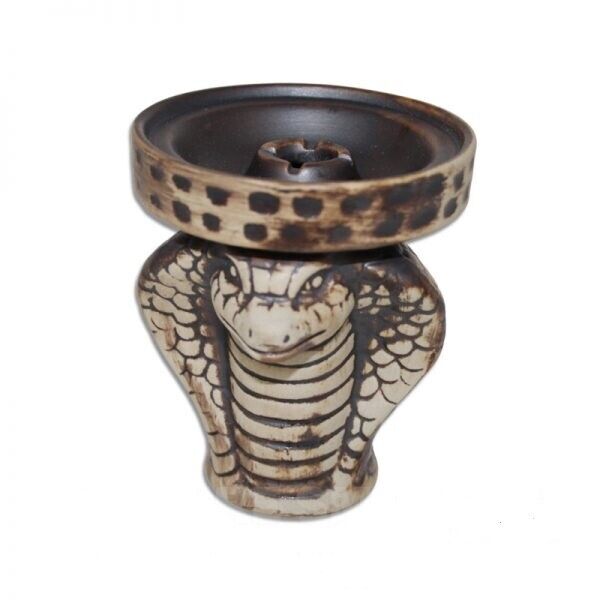 Animal Cobra Handmade Ceramic Phunnel Harmony Bowl for Hookah Shisha Funnel Bowl