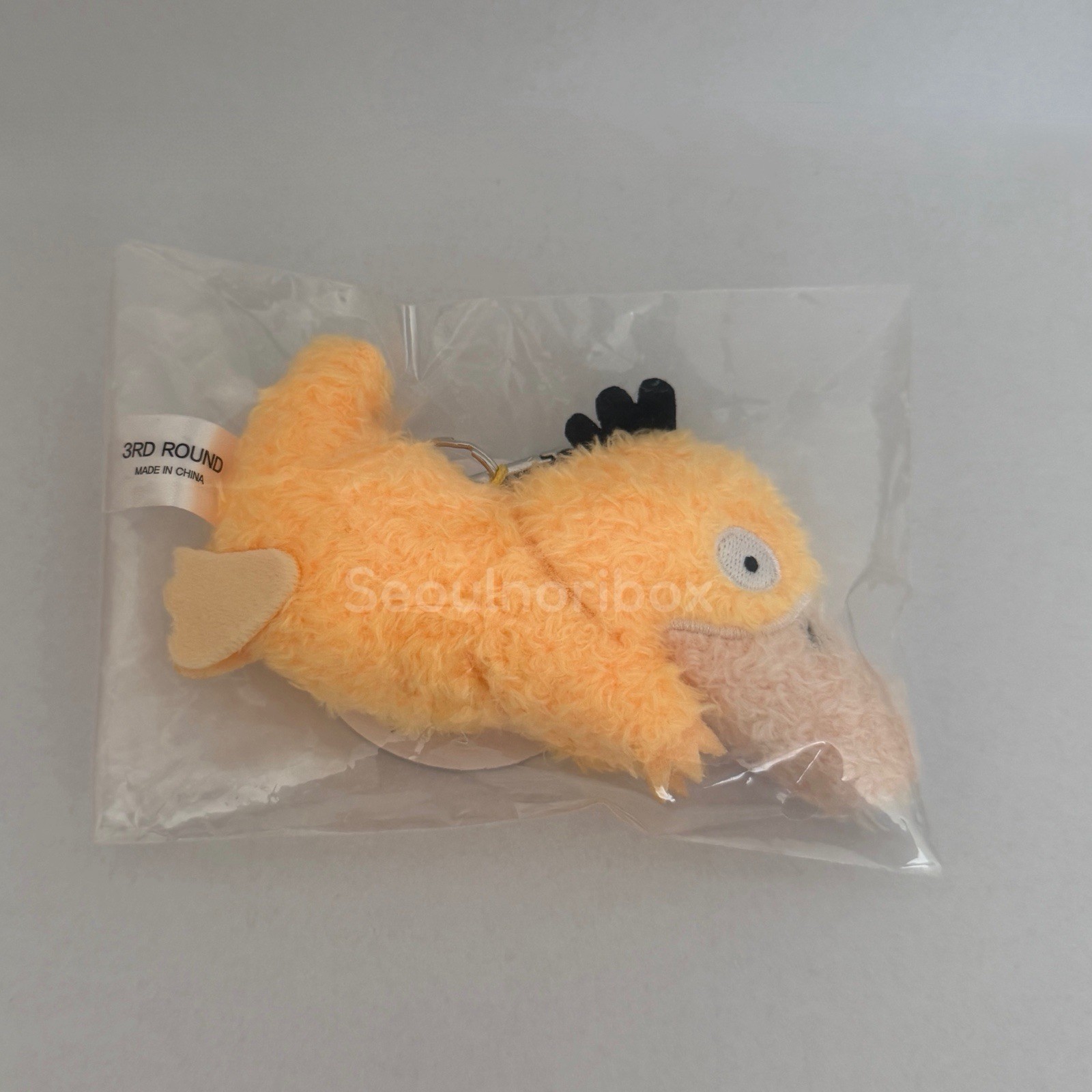 Pokemon Psyduck 13cm Flat Plush Keychain Bag Charm Official Licensed Korea 1PC