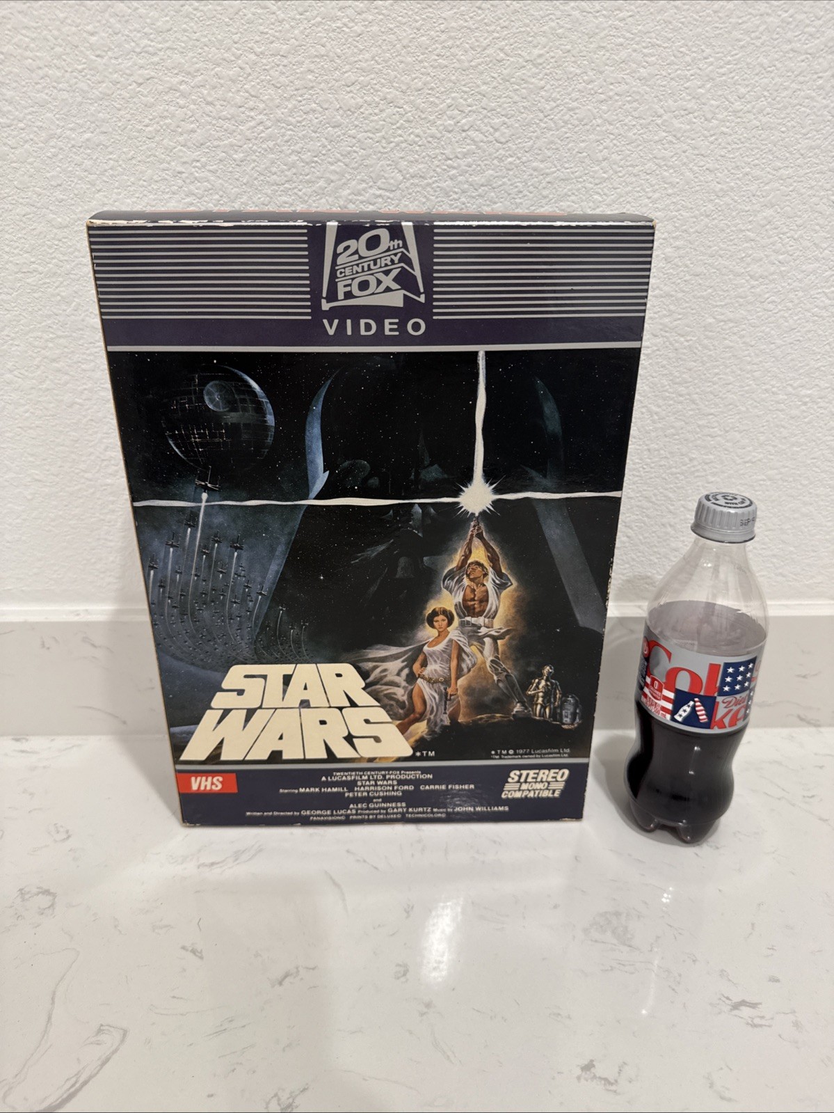 1982 Vintage Star Wars BETA / VHS Video Rental Store Promotional Display RARE