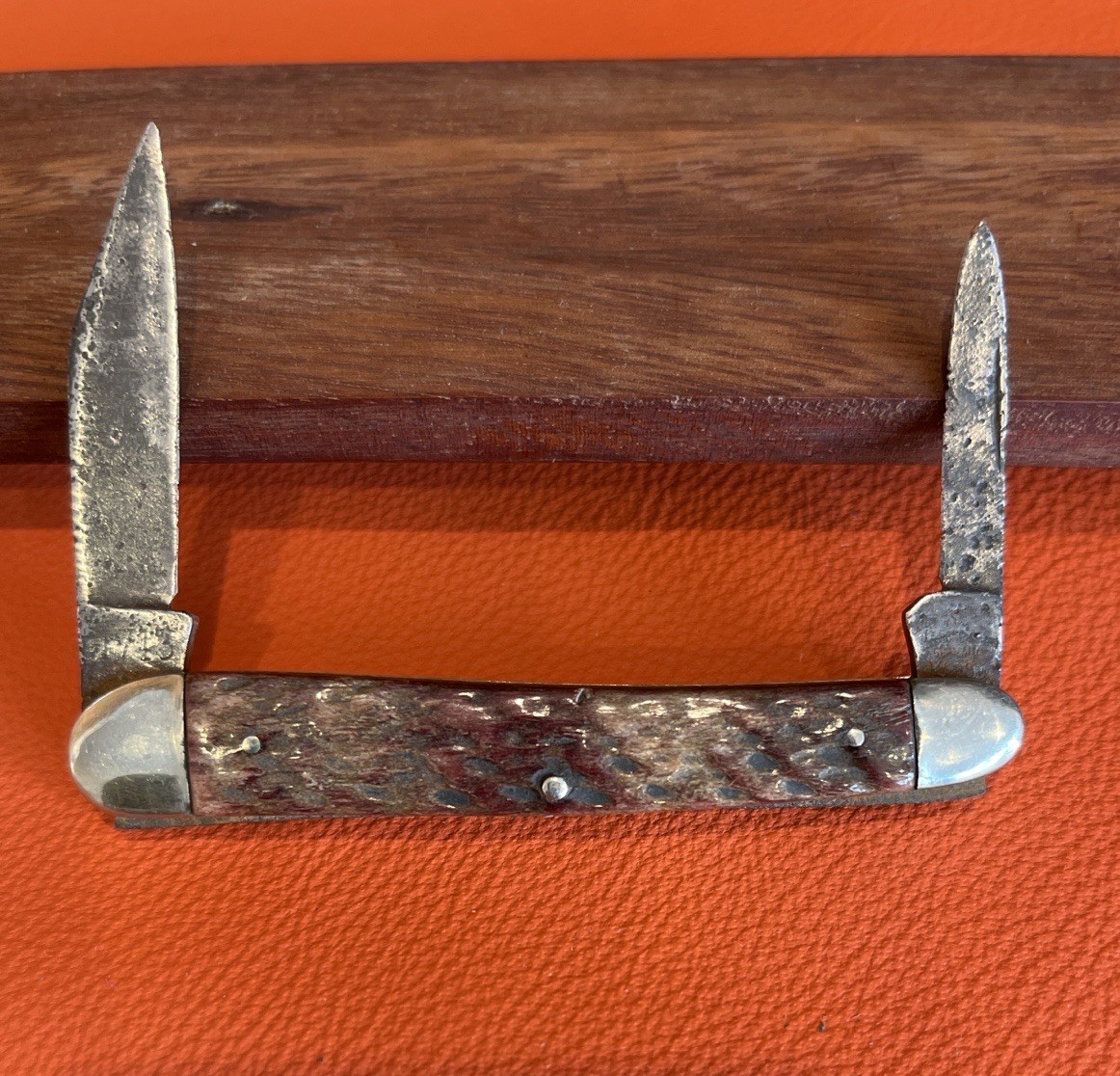 Antique J.A. Henckels Twin Works Pattern 213 Knife 3” Jigged Germany 1910-30s