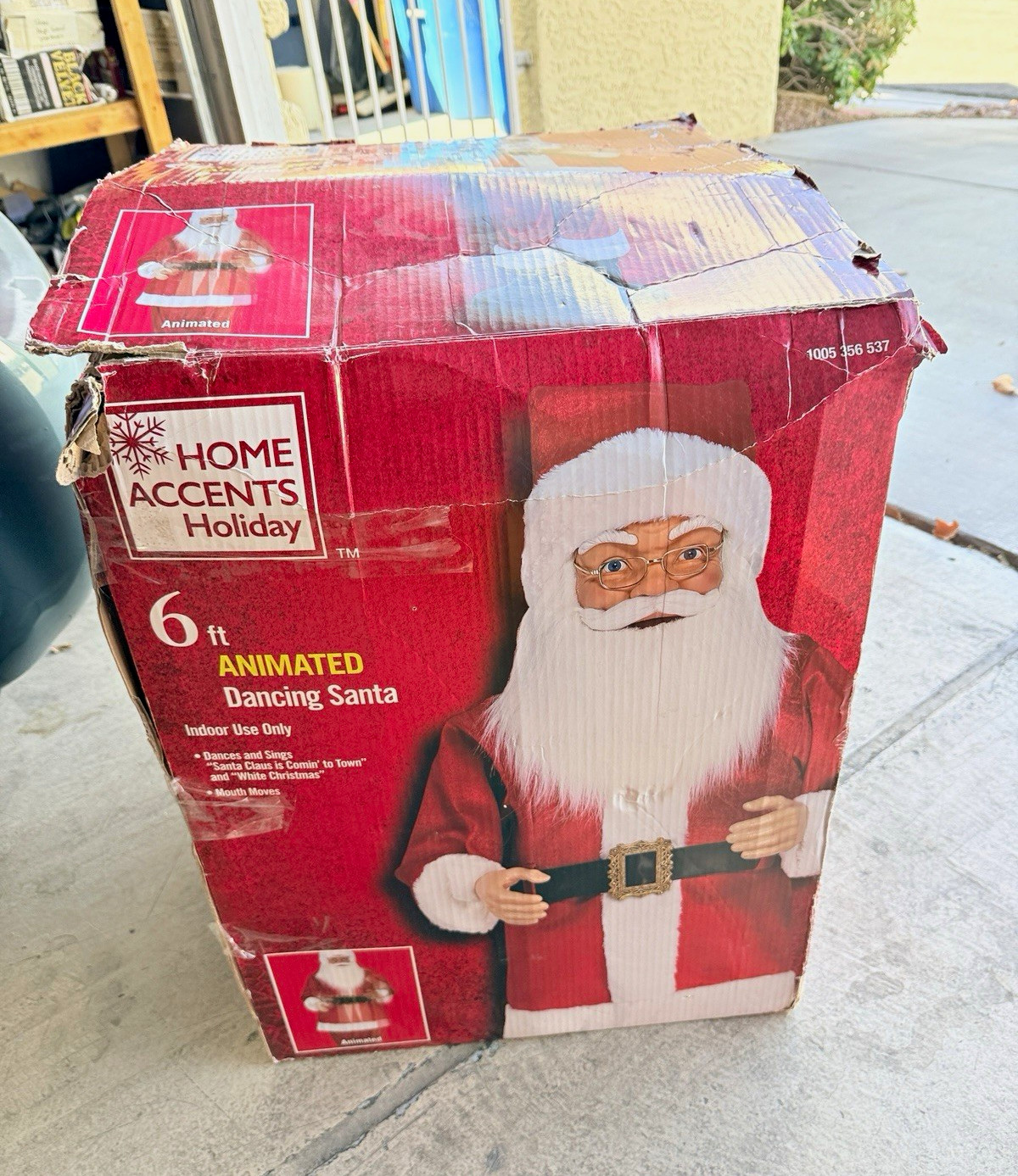Home Accents Holiday 6ft Animated Dancing Singing Santa Indoor Parts or Repair