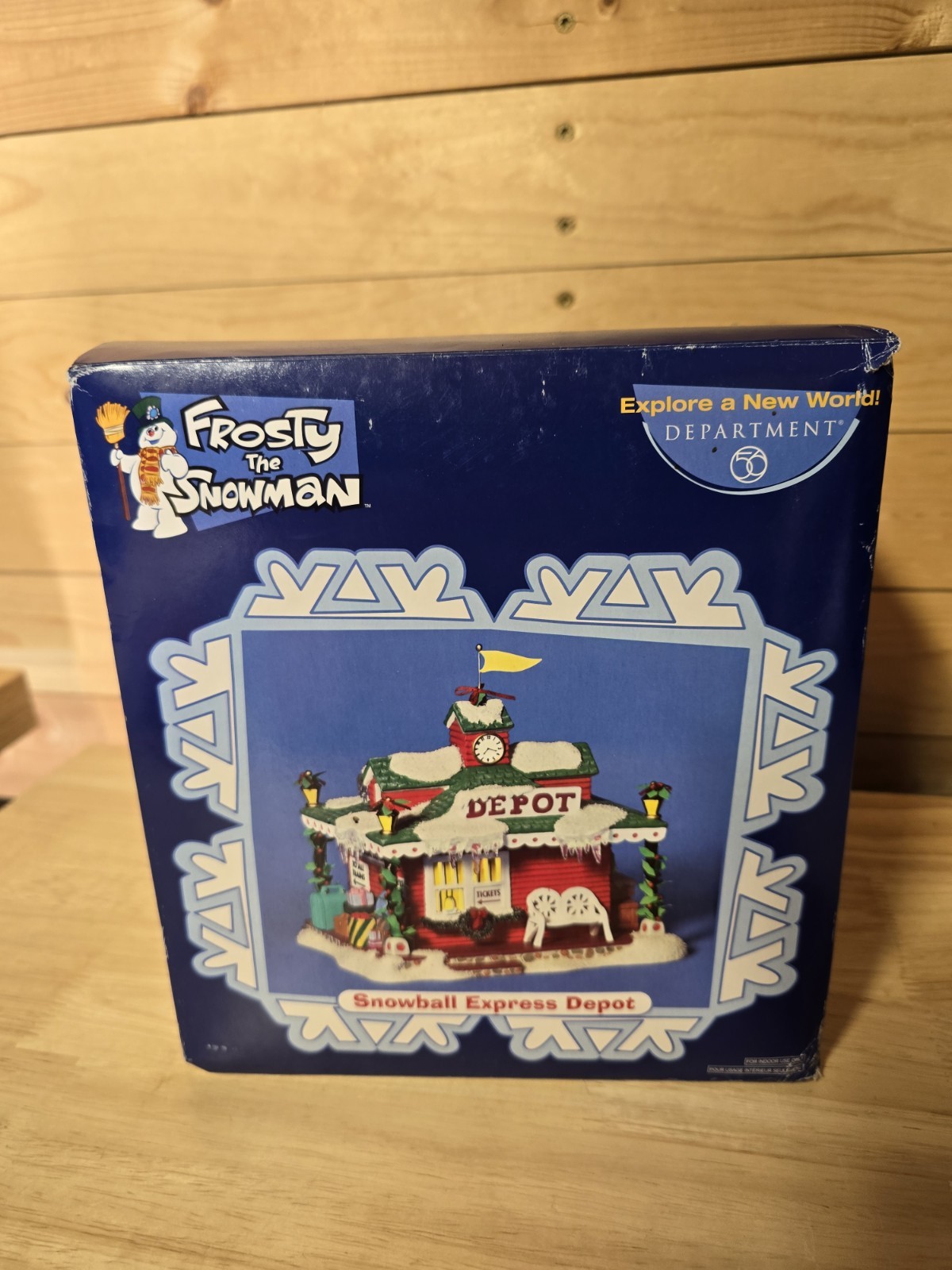 New Sealed Department 56 Frosty the Snowman Snowball Express Depot  #56.59306
