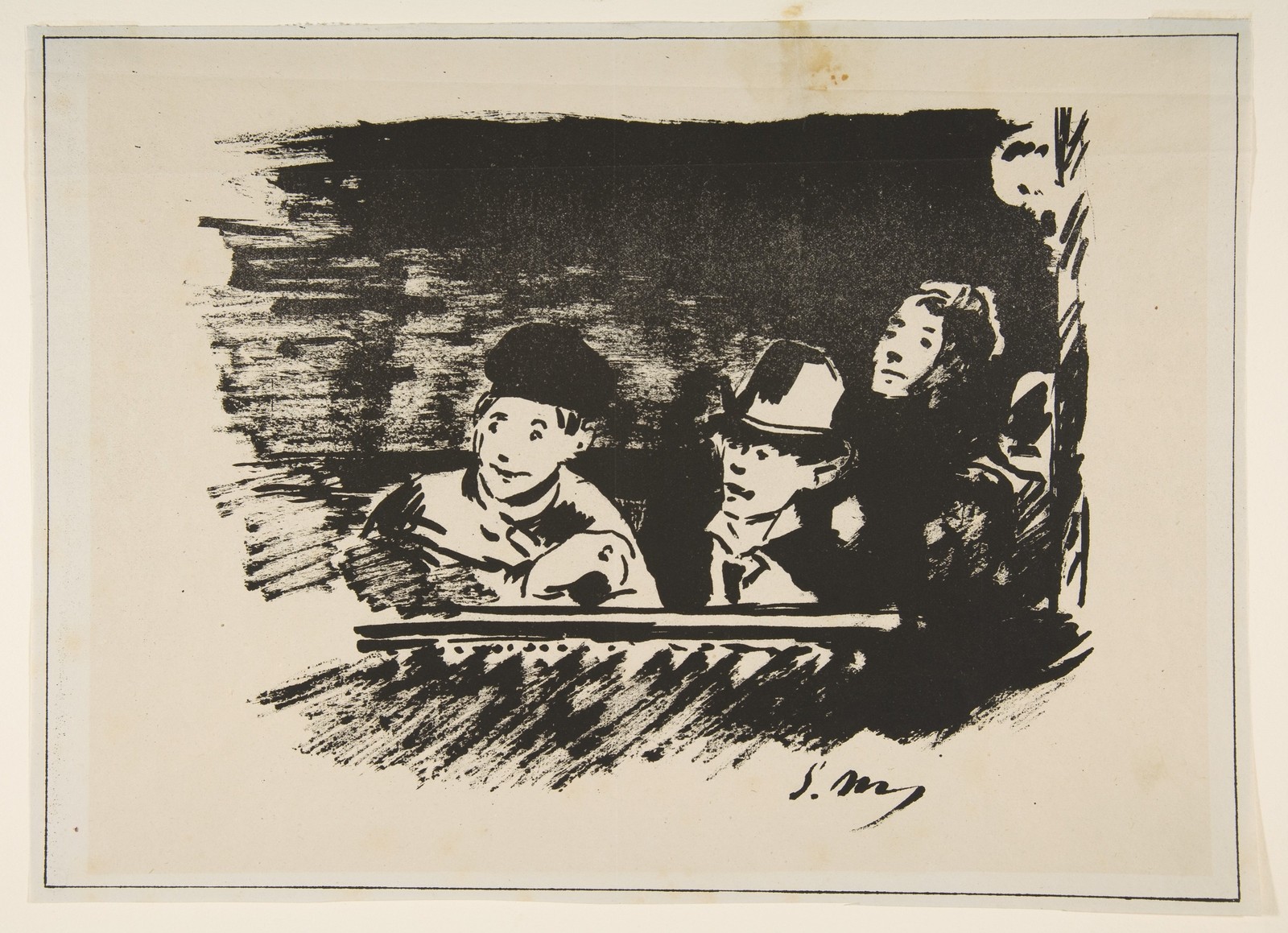 Édouard Manet Upper Gallery Vintage Art Photo Reprint Wall Art