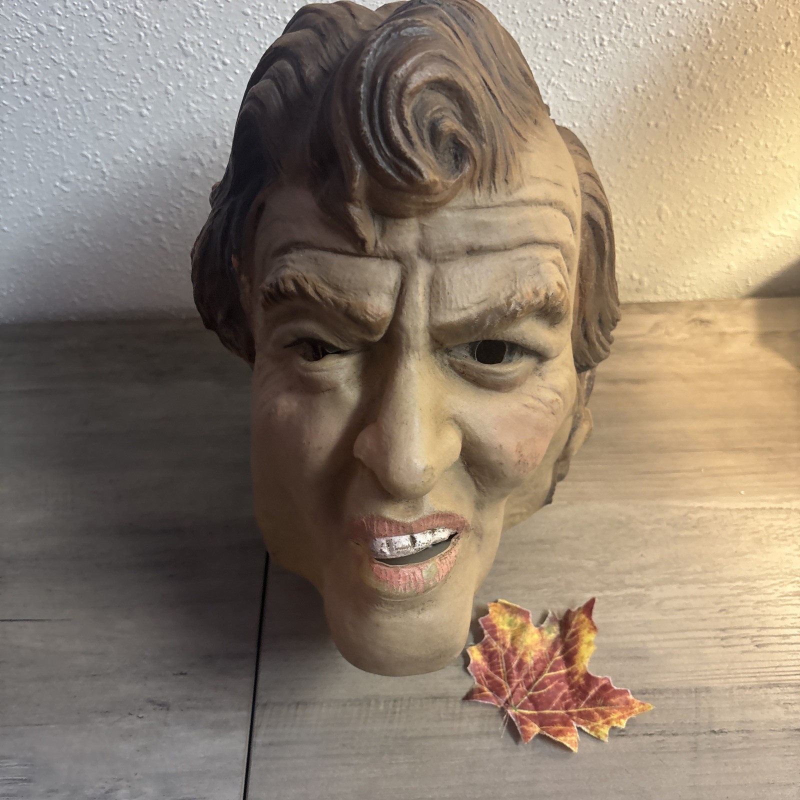 Rare Vintage 80s Cesar Halloween Mask Full Head Hard To Find Rare Rare Vintage 80s Cesar Halloween Mask Full Head Hard To Find Rare