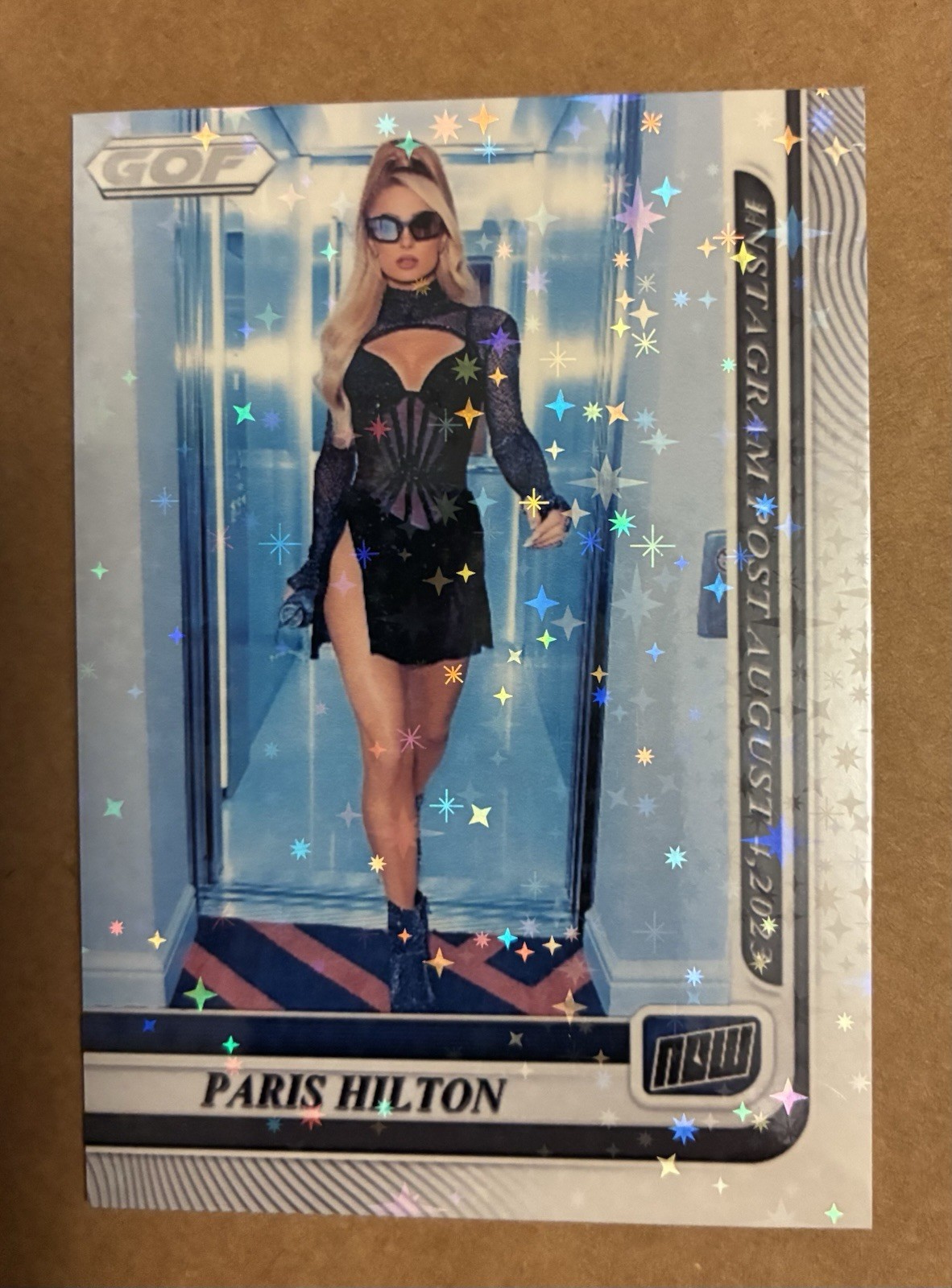 2023 Girls on Film Paris Hilton 1/1 Trading Card