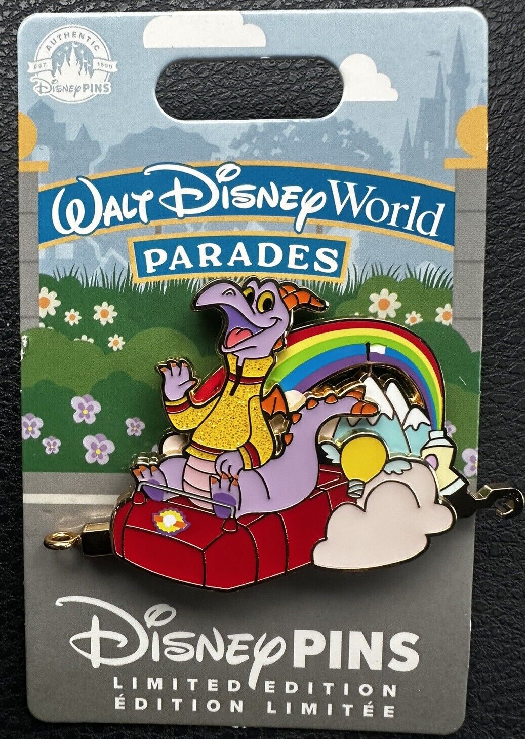 Disney Parades Pin Figment EPCOT Mascot Imagination LE 2024 Pin