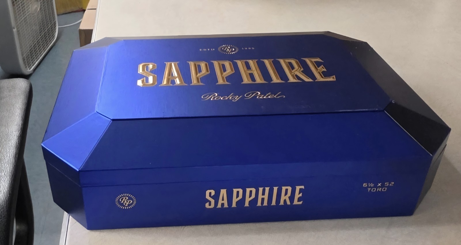 Rocky Patel Sapphire Corona Gorda Empty Cigar Box