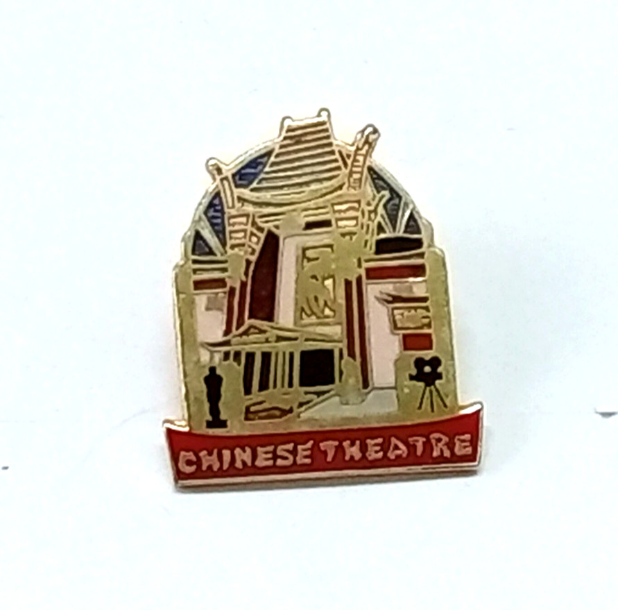Vintage Chinese Theatre 1987 Hollywood Souvenir Pin RARE