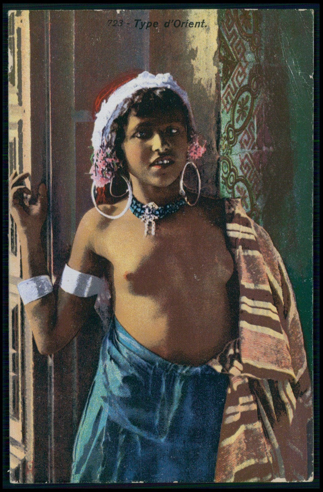 aa Lehnert & Landrock North Africa ethnic tribal arab Nus woman 1910s postcard
