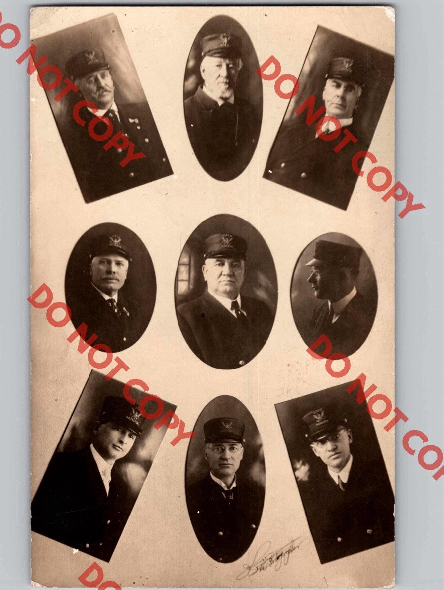 c1916 US IMMIGRATION Service Force BLAINE Washington WA Whatcom RPPC Real Photo