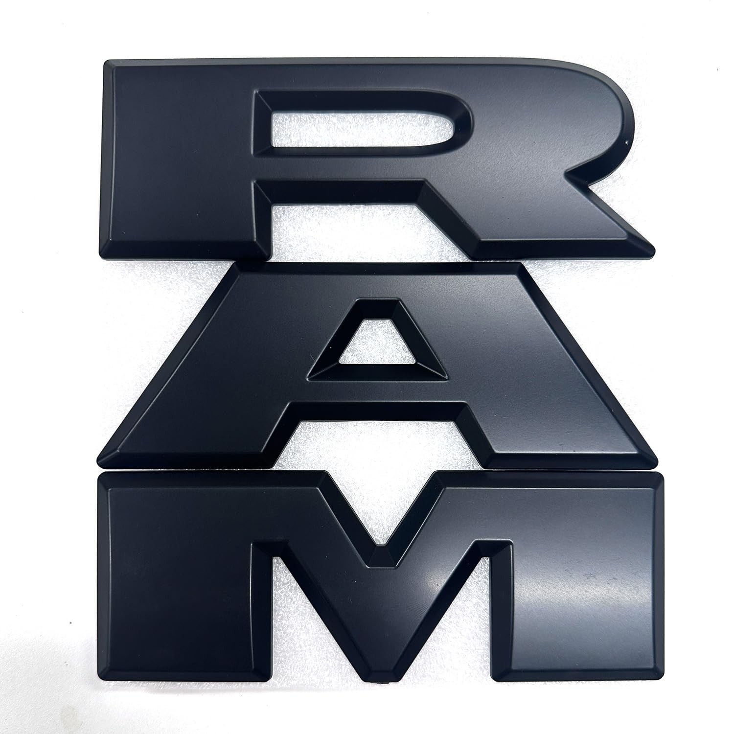 2019–2025 RAM 2500 3500 4500 Front Grille Emblem Black Finish Replacement Badge
