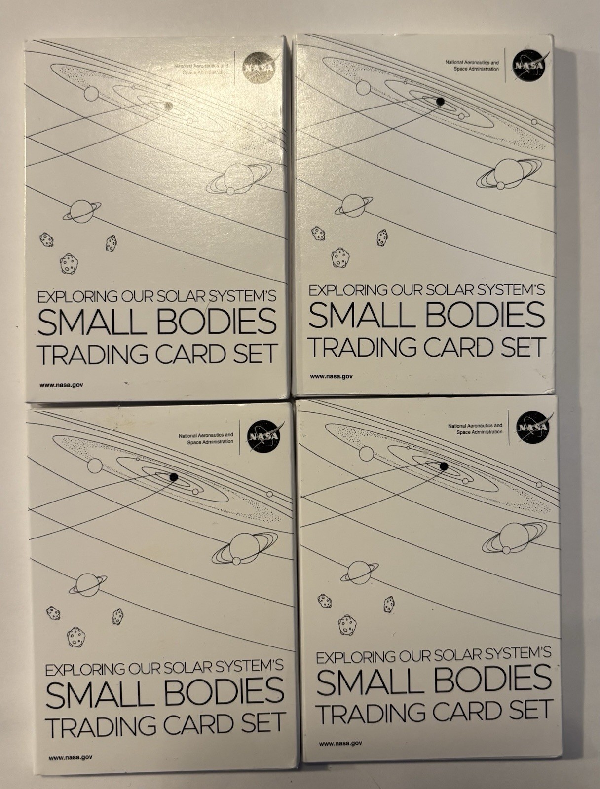 NASA Small Bodies Trading Cards, 4 sets Exploring Our Solar Systems NASA Small Bodies Trading Cards, 4 sets Exploring Our Solar Systems