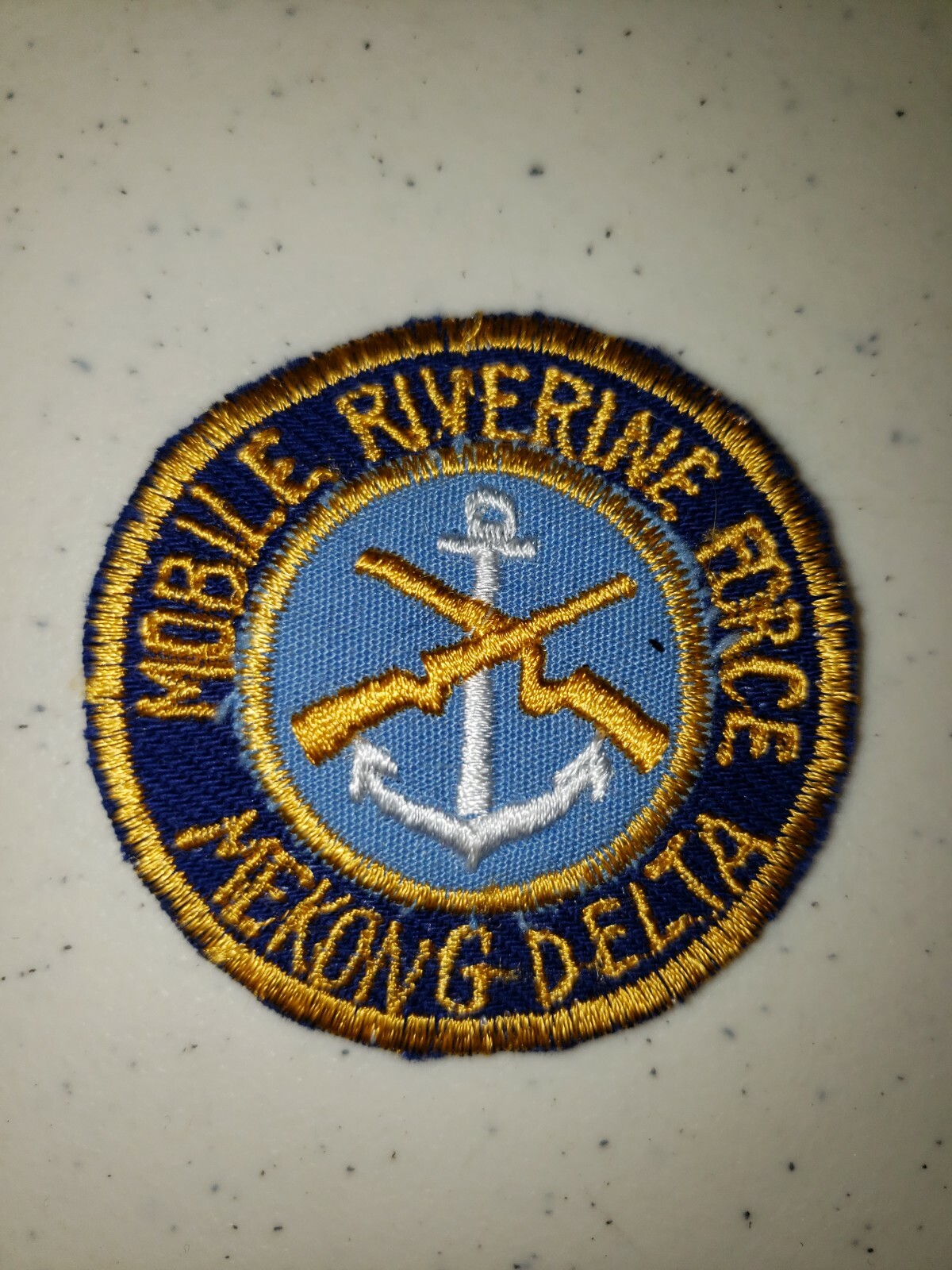 K1013 US Army Vietnam Mobile Riverine Force Beret Flash Mekong Delta L1A