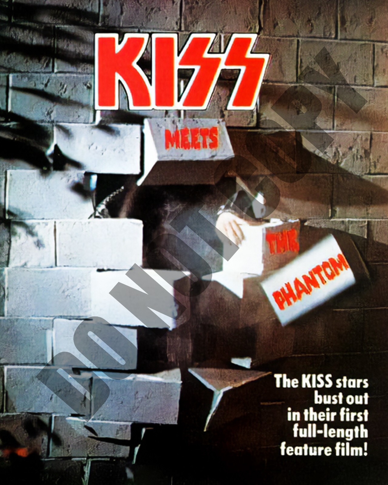1978 KISS Meets The Phantom Movie Magazine Promo Ad 8x10 Photo