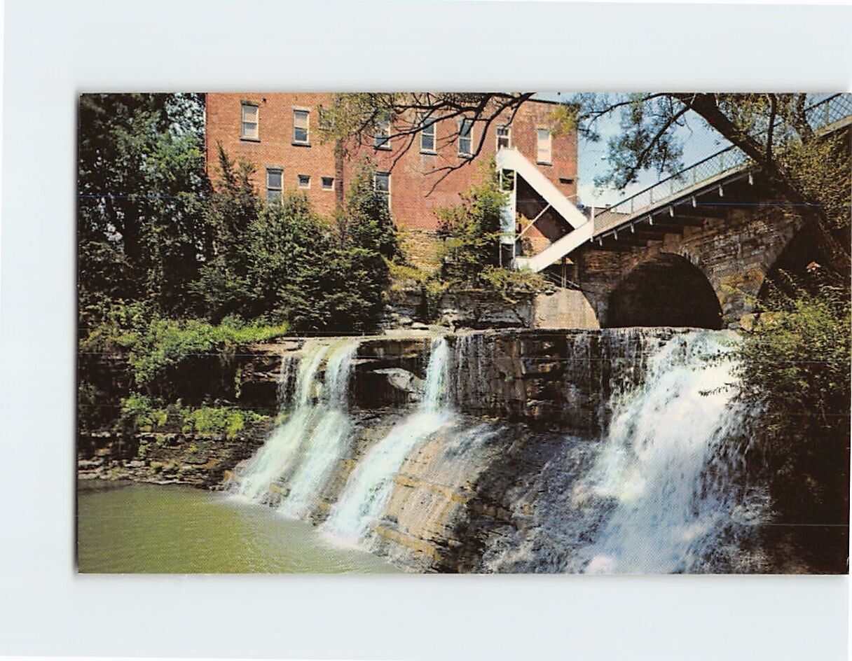 Postcard Natural Falls Chagrin Falls Ohio USA