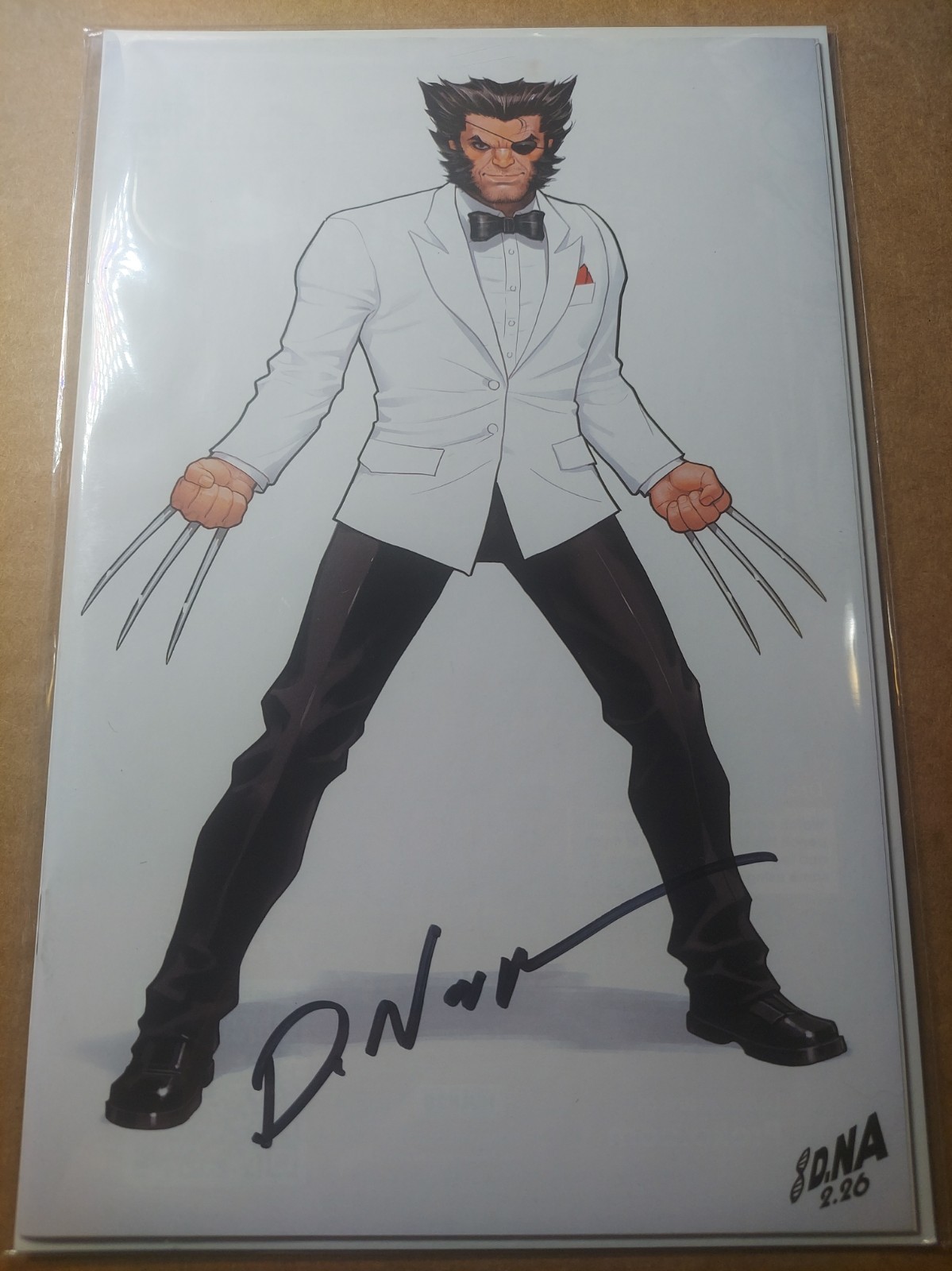 [SIGNED] Wolverine #18 1:50 Ratio By David Nakayama Virgin Variant Cover w/COA 