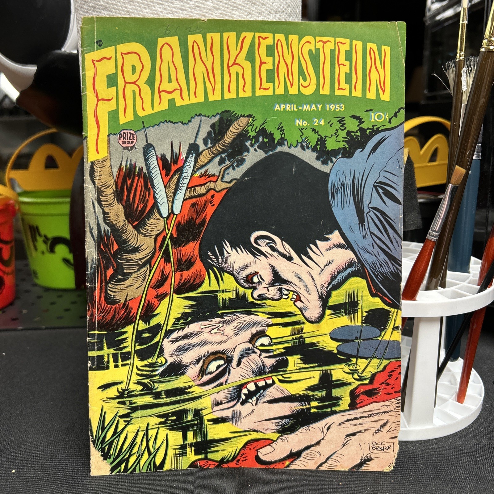 Frankenstein Comics #24 1953 Dick Briefer Prize Golden Age Horror Vol 4 #2