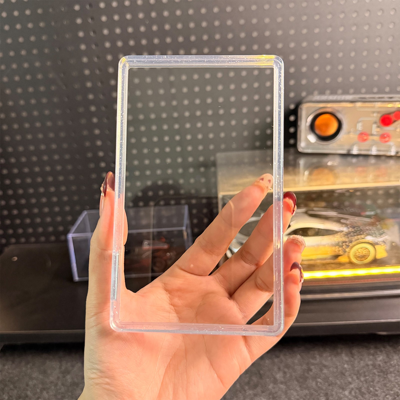 For PSA CGC Slab Guard Gradient Glitter TPU Bumper PC Protector Graded Card Case For PSA CGC Slab Guard Gradient Glitter TPU Bumper PC Protector Graded Card Case