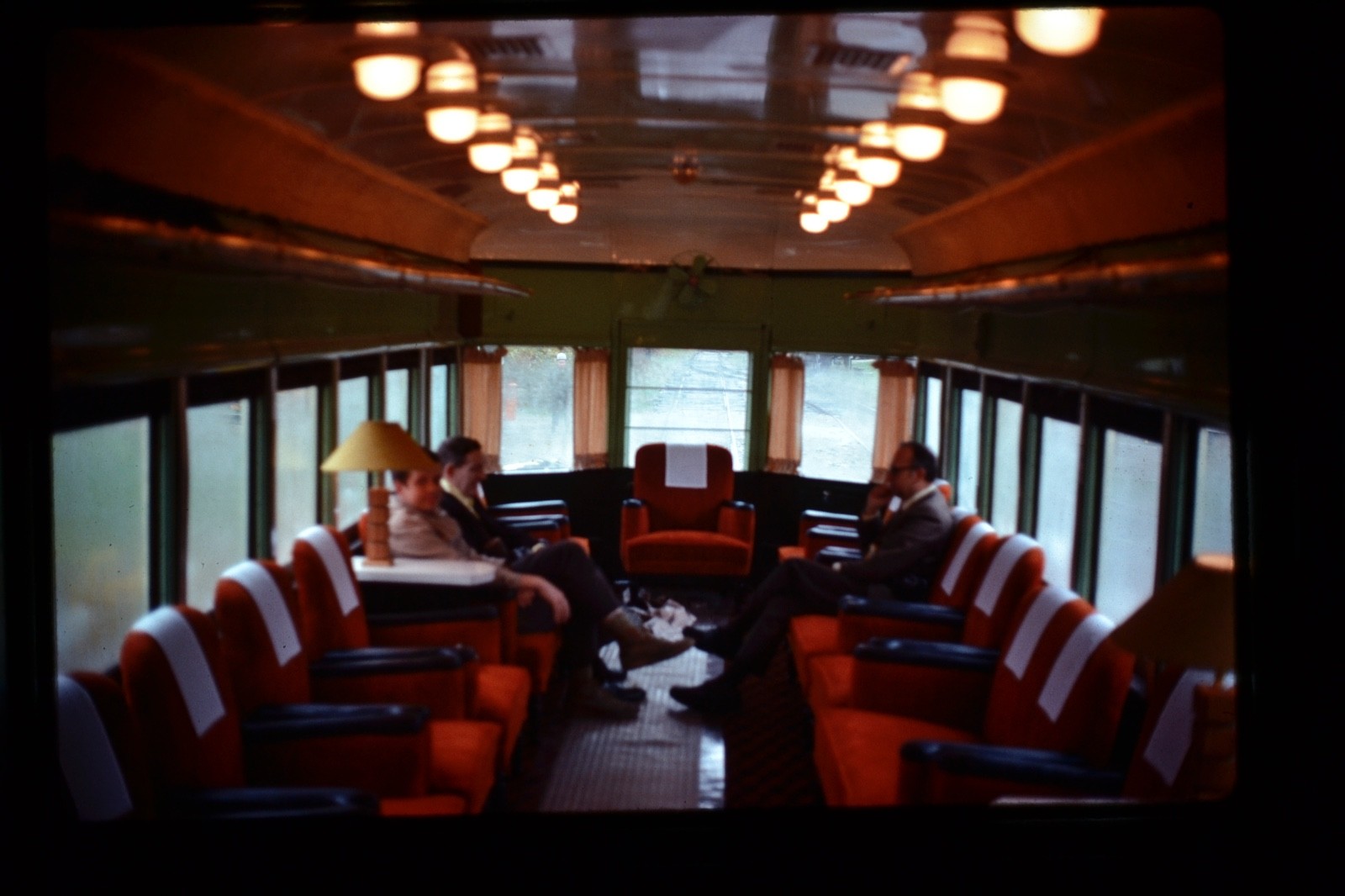 Trolley Slide - Liberty Bell #1030 Streetcar Interurban Interior 1976 Lehigh