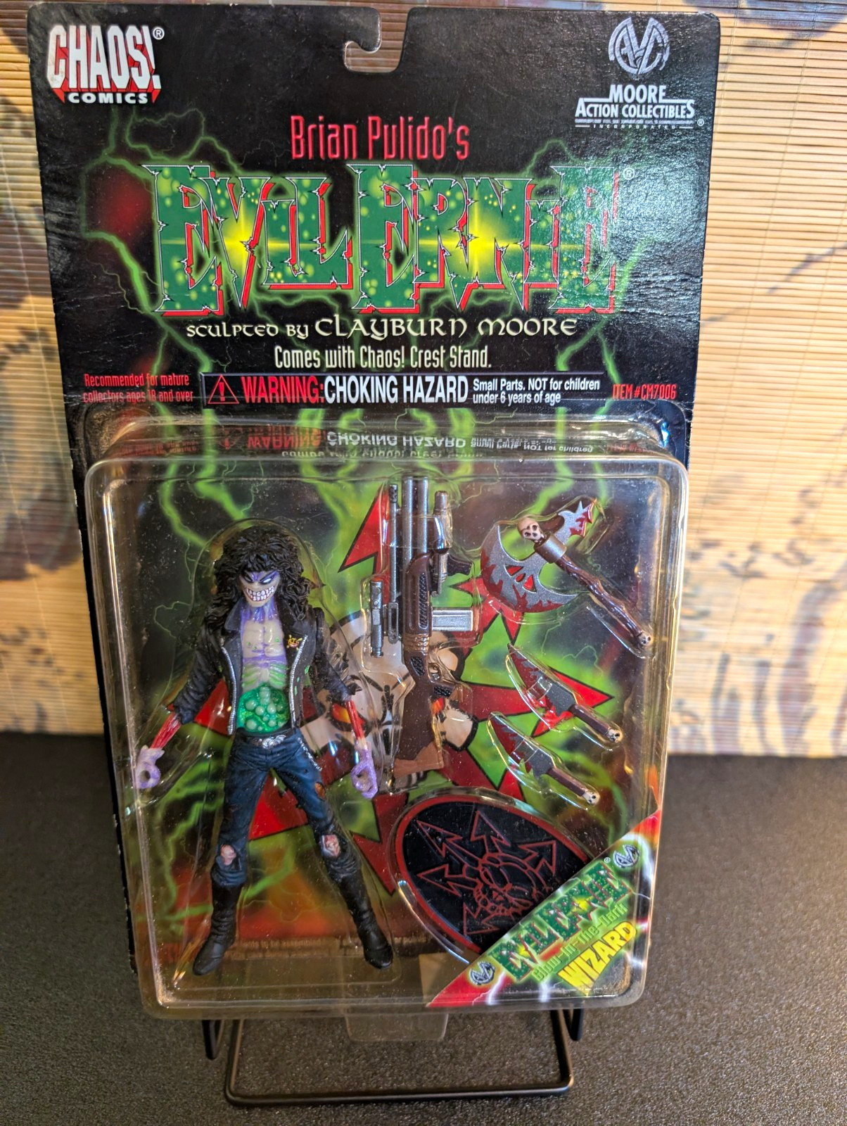 Moore Action Collectibles Evil Ernie Glow in the Dark Wizard Exclusive NIP 1998