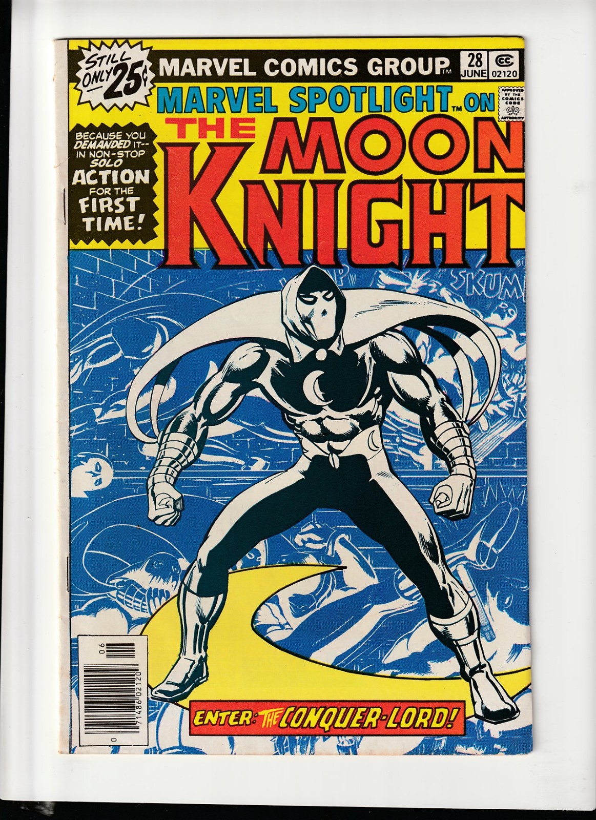 Marvel Spotlight #28 FN/VF 7.0 1st Solo Moon Knight Story Perlin Cover