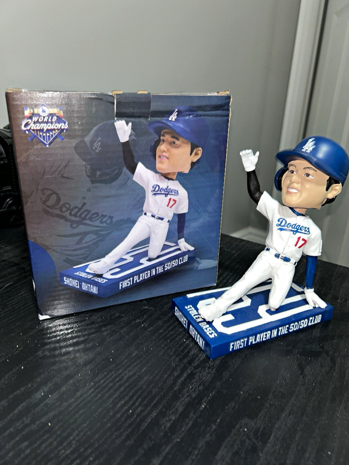 Los Angeles Dodgers Shohei Ohtani #17 50/50 Bobblehead #1 w/ Box 2024