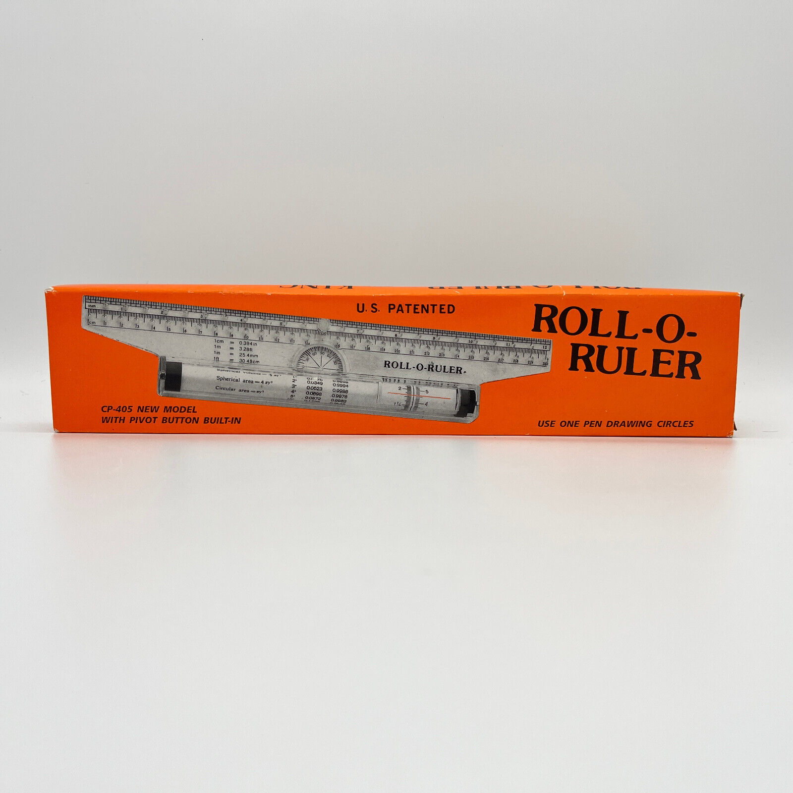 Roll-O-Ruler Rolling Drafting Ruler 12 Inch