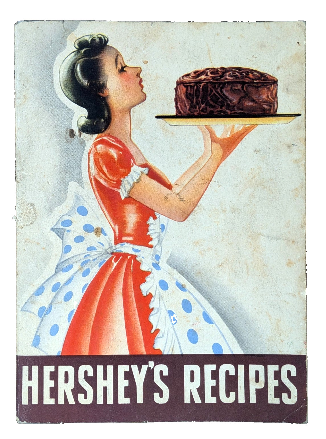 Vintage 1940 Hershey\'s Recipes Booklet Chocolate Cookbook Ephemera Advertising