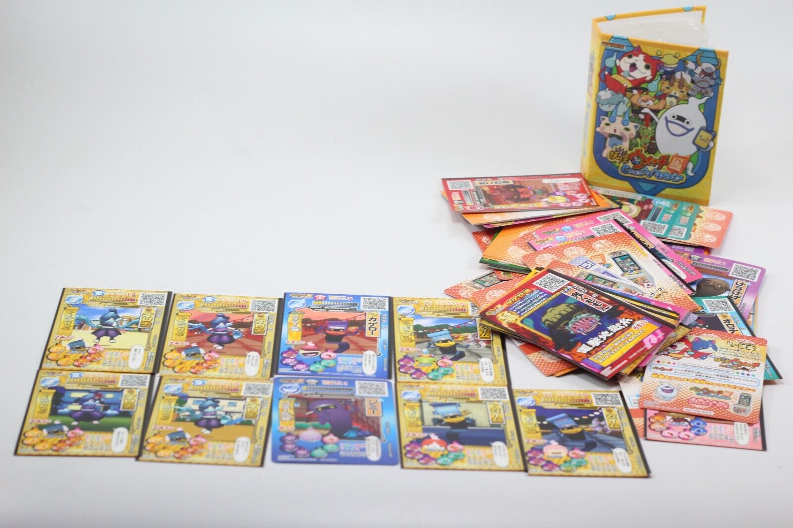 Yo-kai Watch Lot of 86 Mixed Arcade cards Japan