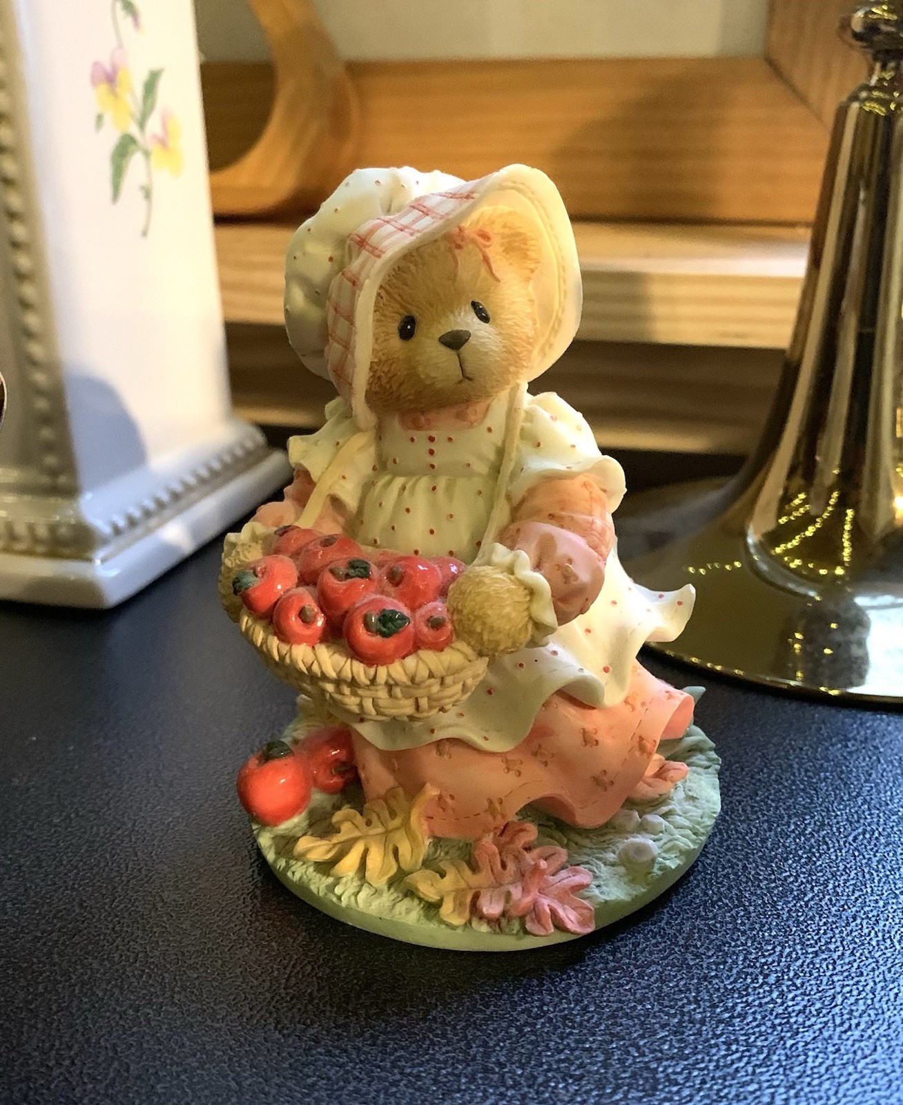 Enesco Cherished Teddies “Hannah - Autumn Brings A Season Of Thanksgiving” 1997