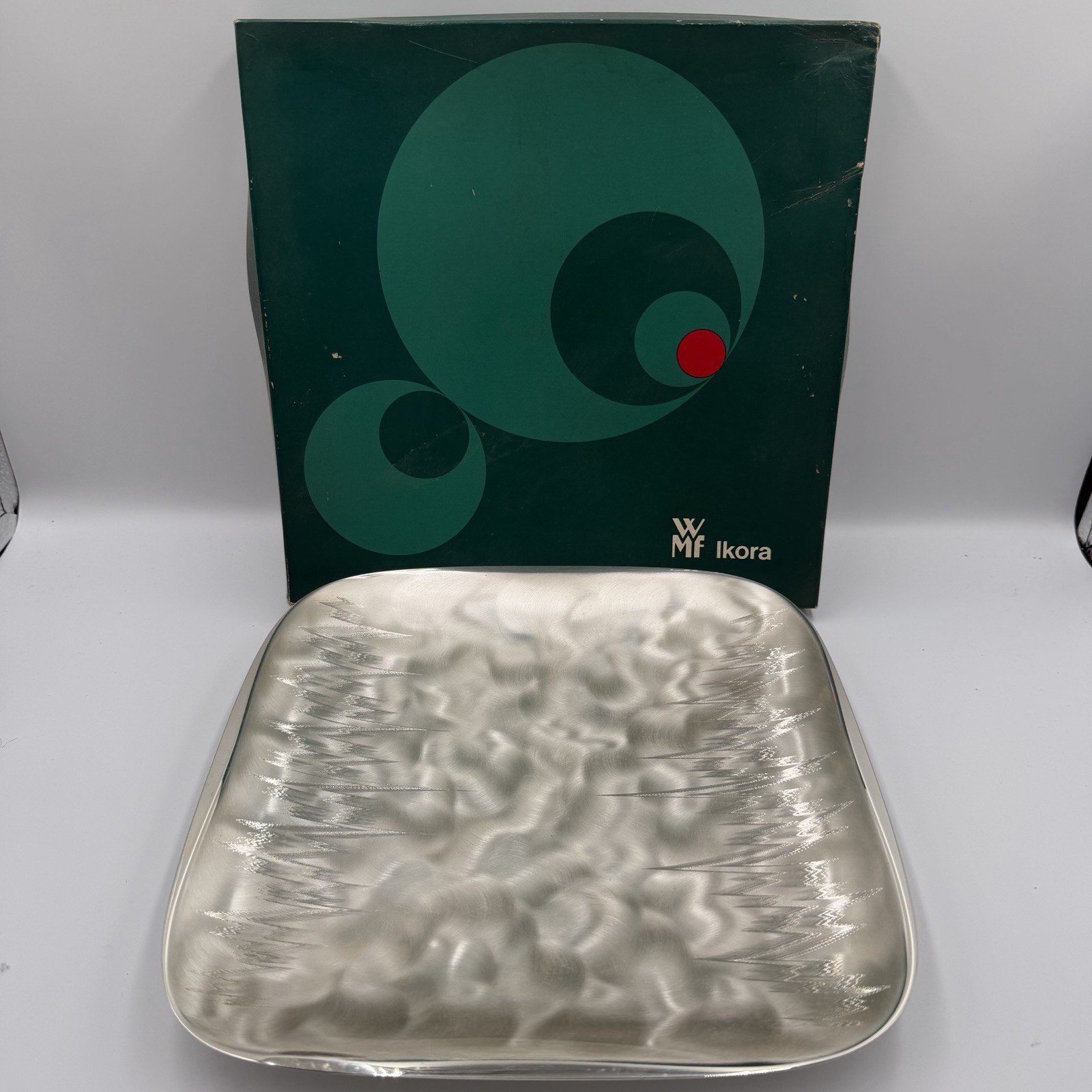 WMF IKORA Schale Silver Plate Brass MCM Bowl Dish 6525 255.8