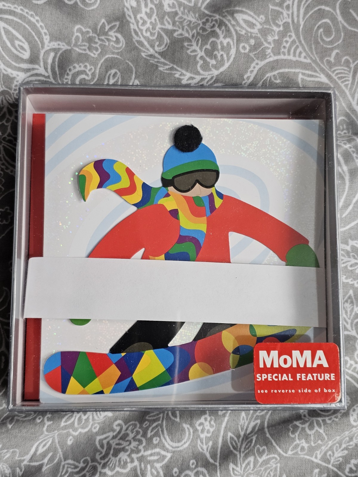Museum of Modern Art Seasonal Snowboarder Greetings Cards 2007 MoMA 6 Out Of 8