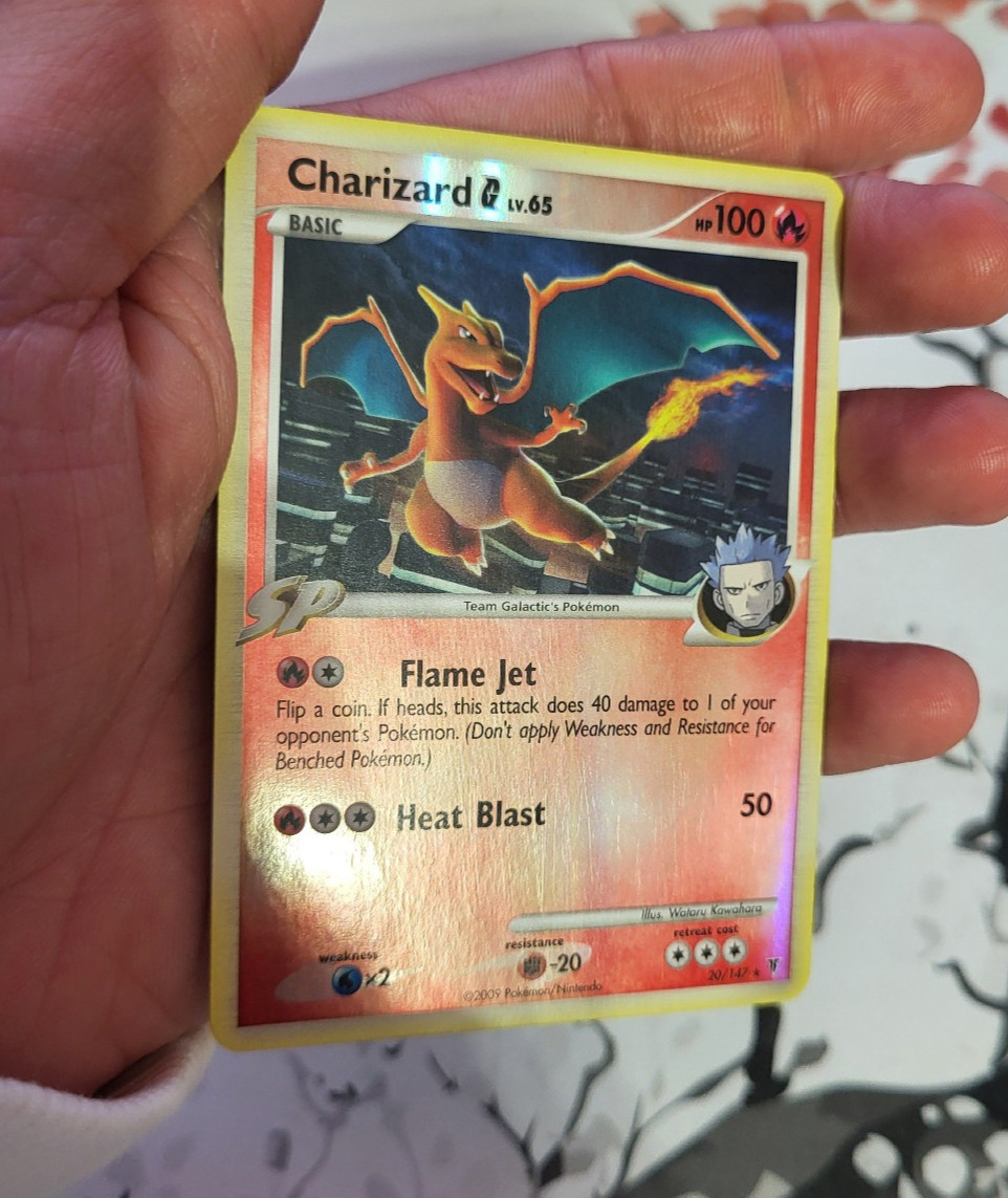 Charizard G 20/147 Platinum: Supreme Victors Reverse Holo EXC Pokemon TCG: 2009